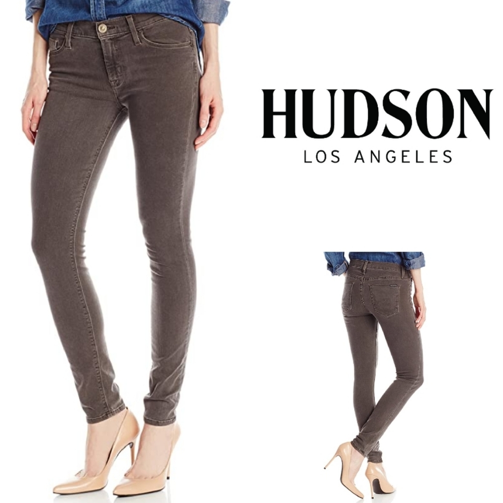HUDSON Women's Nico Mid Rise, Super Skinny Jean 26
